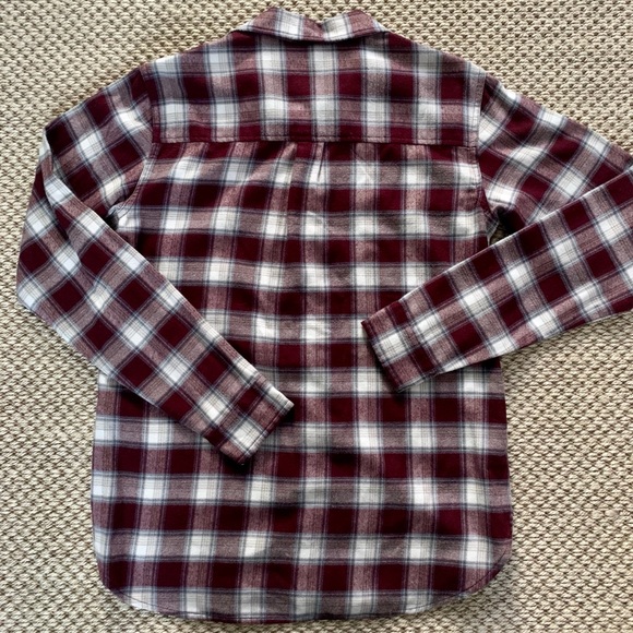 Abercrombie & Fitch Plaid Boyfriend Shirt XS - Picture 5 of 6